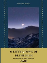 O Little Town Of Bethlehem SATB choral sheet music cover